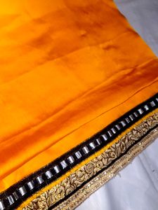 Beautiful Yellow Saree For Haldi