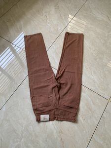 Brown Colour Straight Fit Jeans