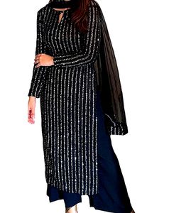Hot Selling Black Sequin Article Set 3pc