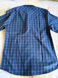 Checked Blue Shirt