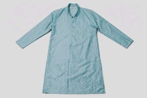 Men's Light Blue Patterned Kurta🟦💥