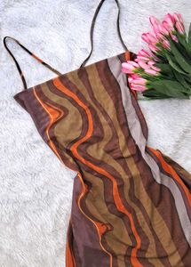 Urbanic Abstract Print Bodycon Dress
