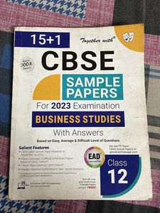 Class 12 Sample Paper Business Studies