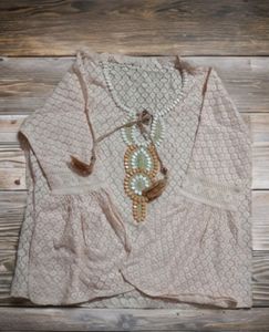 Casual And Formal Top Light Pink Colour