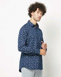 Stylish Printed Casual Shirt, M/39 Size