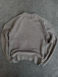 Cozy Grey Knit Sweater