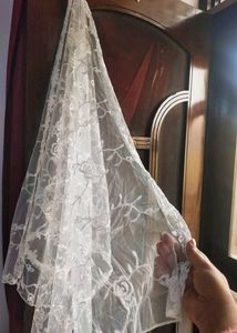 Embroidered Net Dupatta