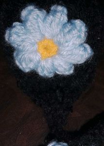 Crochet Daisy Flower Headband