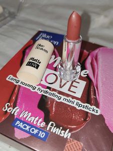 Blue Heaven Matte Love Mini Lipsticks - 10 Piece S