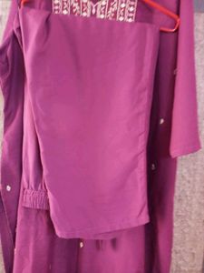 Elegant Embroidered Kurta Pant Set