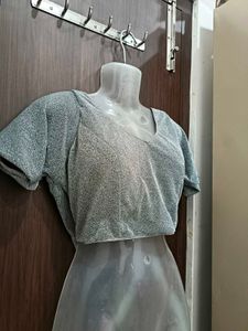 Beautiful Silver Blouse
