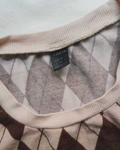 Brown Vest Top