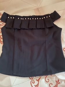 Beaded Off Shoulder Top