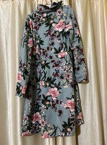Floral Print  Shirt Dress