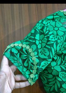 Green Designer Blouse
