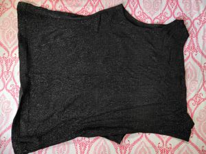 Black Shimmer Top