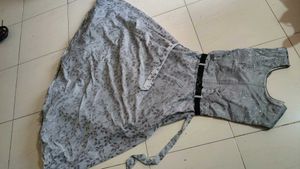 Elegant Silver Maxi Dress