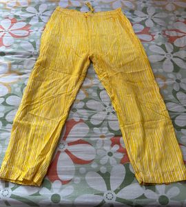 Yellow Cotton Kurta &amp; Pant
