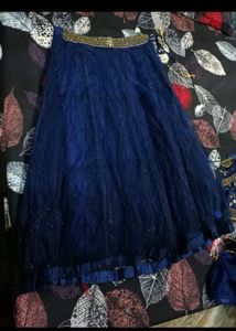 Elegant Blue Ethnic Dress