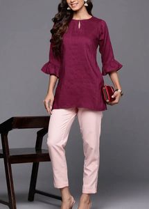 Elegant Maroon Kurta