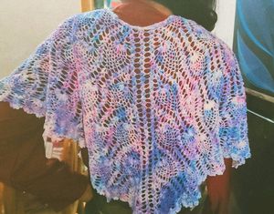 Aesthetic Crochet Knit Shawl