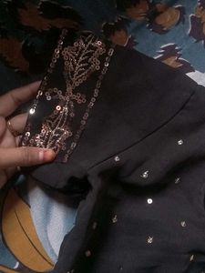 Saree With Osm Work