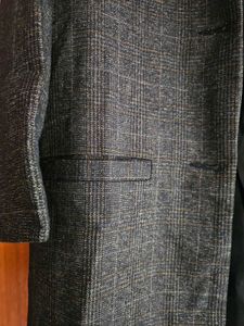 Checked Long Winter Coat
