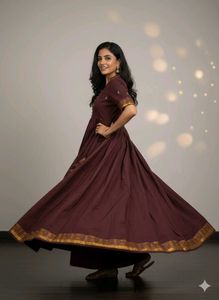 Pure Keral Cotton Elegant Ethnic Gown