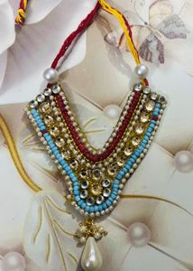 Laddu Gopal Krishna Necklaces With Earrings