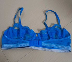 Sky Blue Net Bra