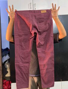 Roadster Style Co. Maroon Pants Nen