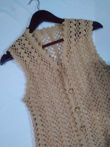 Crochet Knit Vest Top