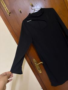 Chic Black Cutout Dress