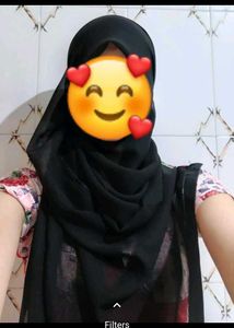 Combo Of Totally New Black Hijab &amp; Ghunghat Niqab
