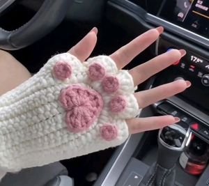 Crochet Cat Paw Gloves