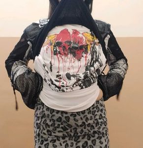 Skull Print Punk rave