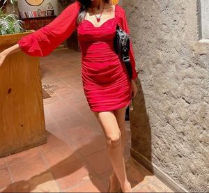 URBANIC Red Bodycon Mini Dress 🚨