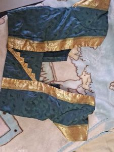 Elegant Silk Blend Saree New Never Worn With Blous