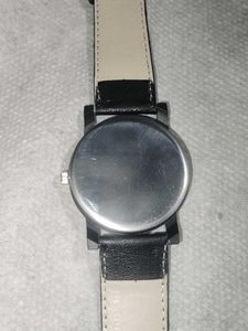 Black Leather Watch