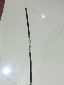 Black &amp; Gold Elastic Belt
