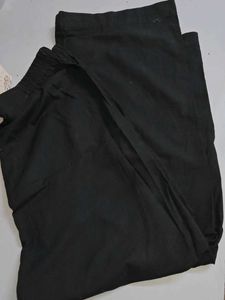 Max Mustard Embroidery Kurta With Black Plazzo