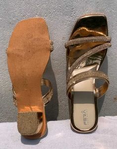 Gold Embellished Fera Sandals