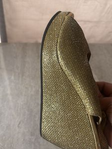 Golden Glitter Heels