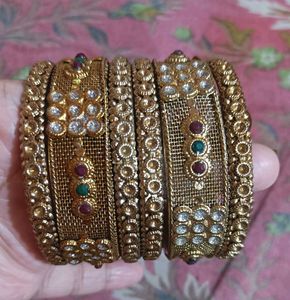 Golden Bangles Set