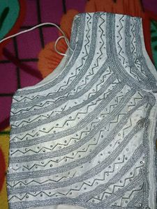 Embroidered White Blouse