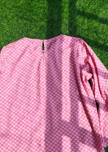 Pink Printed Top