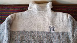 Cute Fuzzy Knit Sweater
