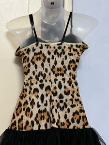 Pintrest Yk2 Leopard Print Dress