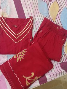 Kurta With Sharara And Dupatta