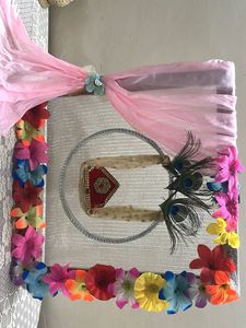 Decorative Ladoo Gopal Jhula For Janmashtami